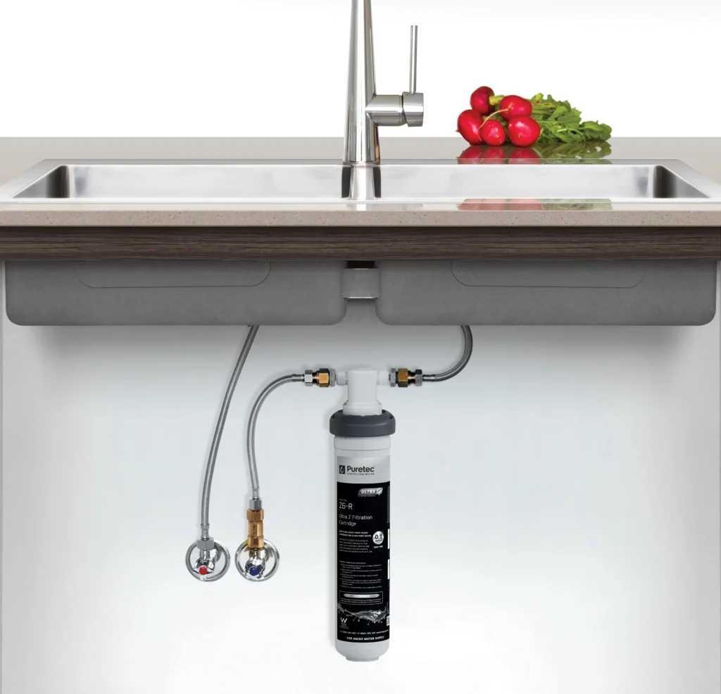 PureMix Z6 tap installed with new flexi pressure pipes by Coast Runner Plumbing and Gas